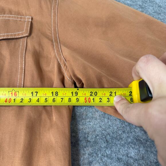 Maje Paris Women's V-Neck Romper Jumper Brown Collared Belted Size EU 40/US L - Picture 9 of 10